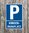 Hinweis Schild Parkplatz Hinweis "Kundenparkplatz" Parkplatz Ausweisung